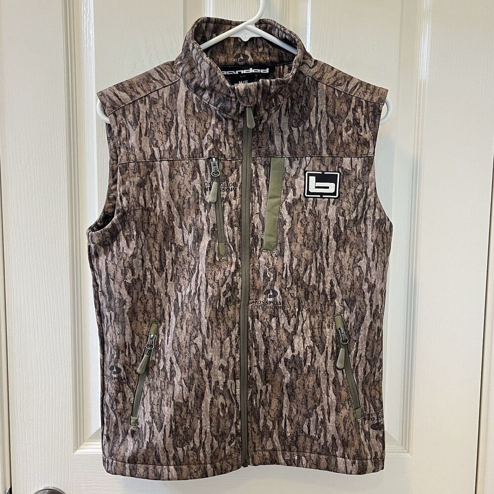 Banded Youth Utility 2.0 Soft-Shell Legacy Vest Mossy Oak Camo Size 14/16